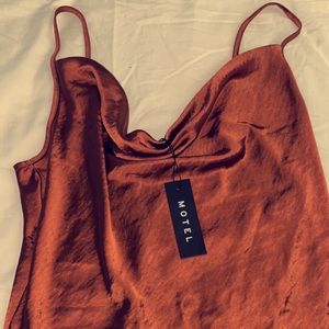 Motel Rocks satin dress Size L